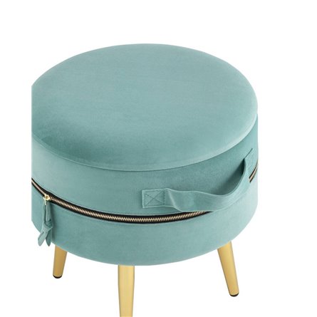 Пуф Тильда велюр мятный