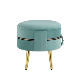 Пуф Тильда велюр мятный