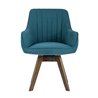 Style DSW бирюзовый, литой полипропилен, стальной каркас, натуральный массив бука