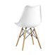 Eames Soft белый обеденный сиденье экокожа ножки из массива бука Eames Soft белый обеденный сиденье экокожа ножки из массива бука