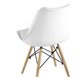 Eames Soft белый обеденный сиденье экокожа ножки из массива бука Eames Soft белый обеденный сиденье экокожа ножки из массива бука