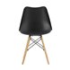 Eames Soft черный обеденный сиденье экокожа ножки из массива бука Eames Soft черный обеденный сиденье экокожа ножки из массива бука