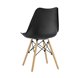 Eames Soft черный обеденный сиденье экокожа ножки из массива бука Eames Soft черный обеденный сиденье экокожа ножки из массива бука