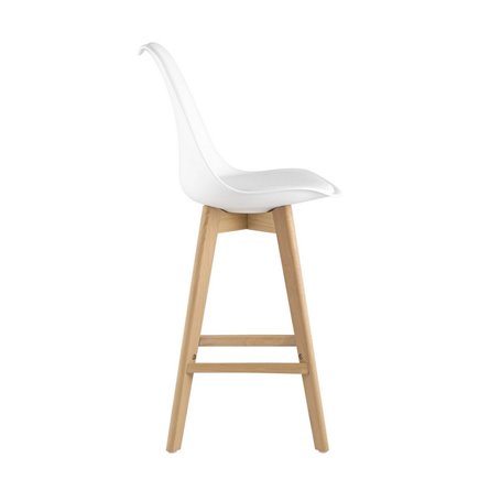 FRANKFURT белый сиденье экокожа ножки из массива бука