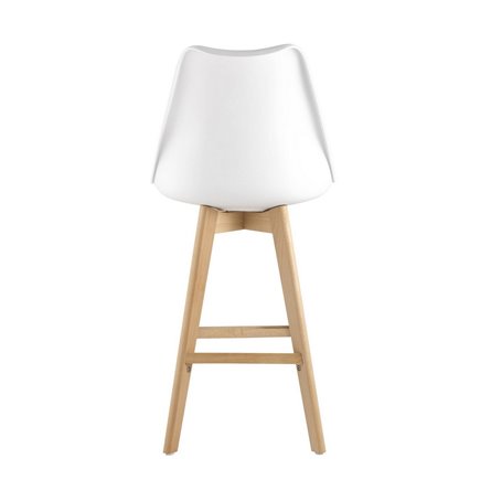 FRANKFURT белый сиденье экокожа ножки из массива бука