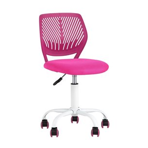 Анна, пластиковый, ярко-розовый