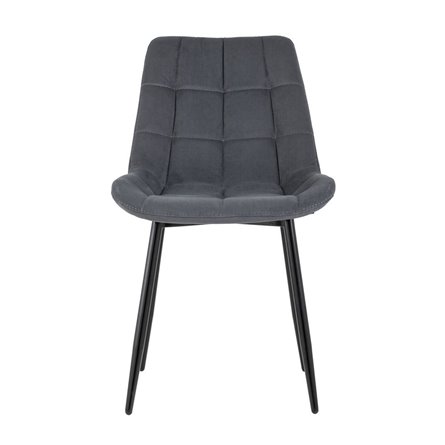 Флекс велюр тёмно-серый ножки металл