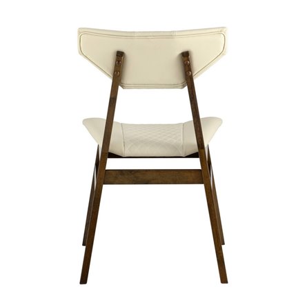 TOR кремовый обивка из экокожи ножки из массива гевеи