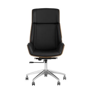 TopChairs Crown черное для руководителя механизм качания крестовина металл
