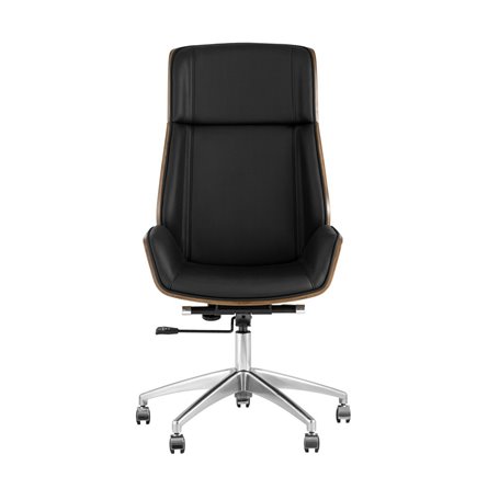 TopChairs Crown черное для руководителя механизм качания крестовина металл