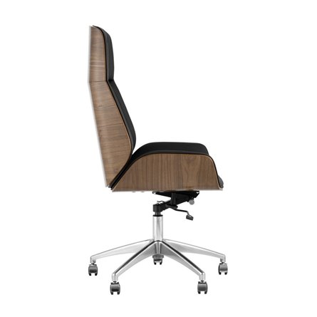 TopChairs Crown черное для руководителя механизм качания крестовина металл