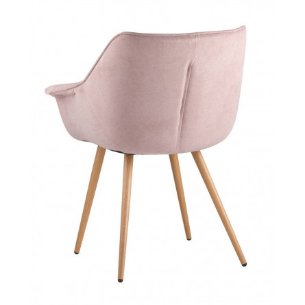 Джулиан NEW розовый обивка плотная ткань, металлические ножки