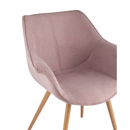 Джулиан NEW розовый обивка плотная ткань, металлические ножки