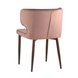 Матео велюр пыльно-розовый обеденный ножки под темное дерево Матео велюр пыльно-розовый обеденный ножки под темное дерево