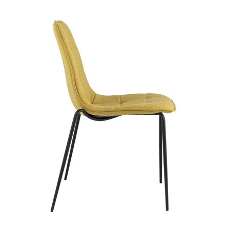 Мелани рогожка желтый