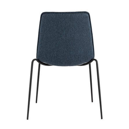 Мелани рогожка синий