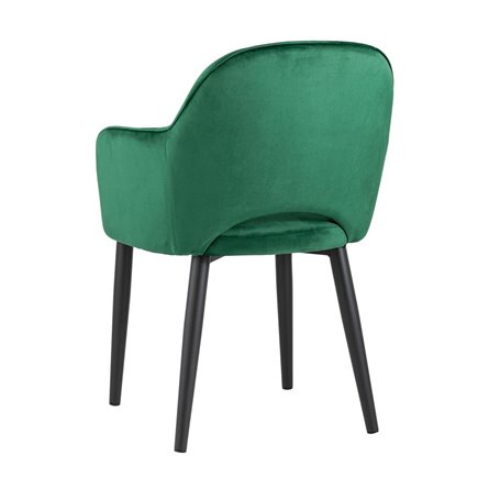 Венера велюр изумрудный мебельная ткань велюр металлические черные ножки