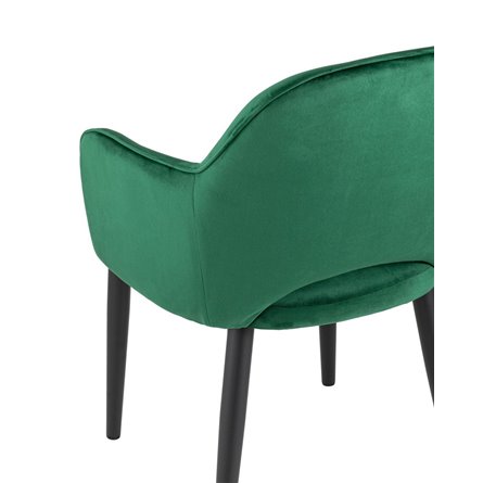 Венера велюр изумрудный мебельная ткань велюр металлические черные ножки