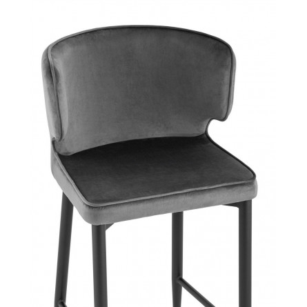 Матео велюр серый