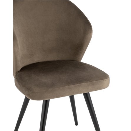 Танго велюр коричневый