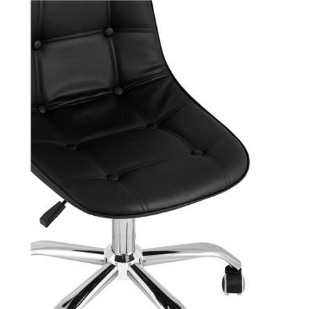 Тейлор экокожа черный без подлокотников крестовина металл