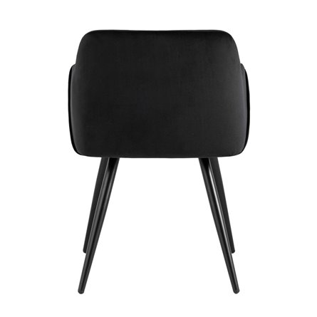 Монарх черный обивка плотная ткань, металлические ножки