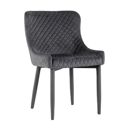 Ститч ткань велюр серый, ножки обиты велюром