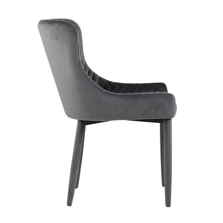 Ститч ткань велюр серый, ножки обиты велюром