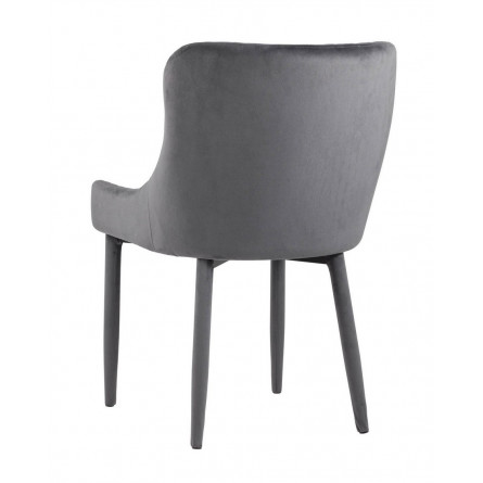 Ститч ткань велюр серый, ножки обиты велюром