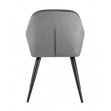 Кристи серое мягкое обивка велюр