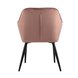 Алекса пыльно-розовый обивка велюр ножки металл цвет черный Алекса пыльно-розовый обивка велюр ножки металл цвет черный