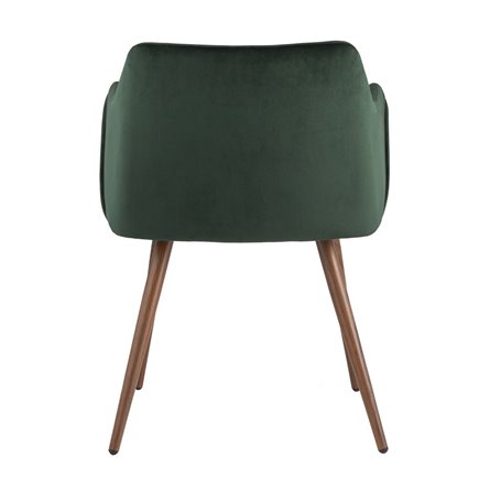 Монарх зеленый обивка плотная ткань, стальные ножки