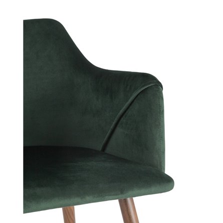 Монарх зеленый обивка плотная ткань, стальные ножки