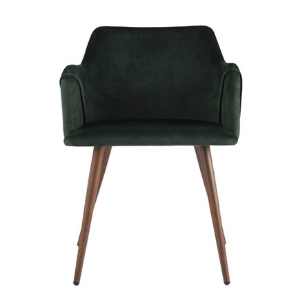 Монарх зеленый обивка плотная ткань, стальные ножки