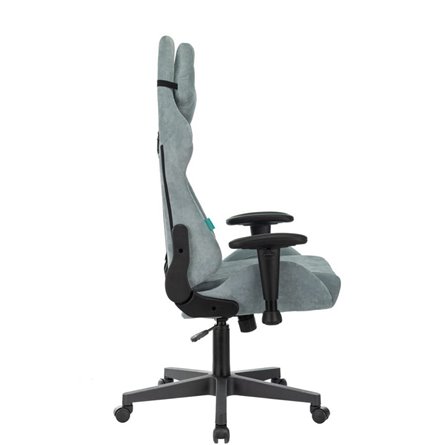 Бюрократ VIKING KNIGHT LT28 FABRIC серо-голубой обивка велюр