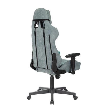 Бюрократ VIKING KNIGHT LT28 FABRIC серо-голубой обивка велюр