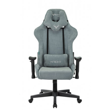 Бюрократ VIKING KNIGHT LT28 FABRIC серо-голубой обивка велюр