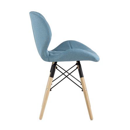 Бон рогожка голубой