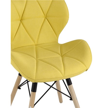 Бон рогожка желтый