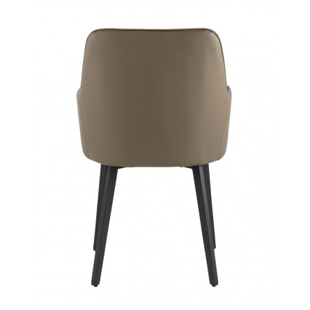 Прайм экокожа коричневый полипропилен,стальные черные ножки