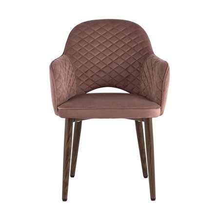 Венера диамант велюр пыльно-розовый мебельная ткань велюр