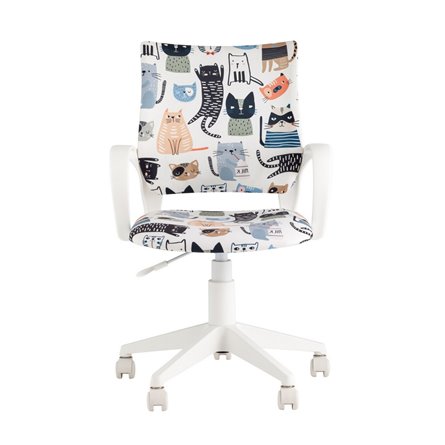 TopChairs ST-CYBER 8 черный/салатовый эко.кожа крестовина пластик