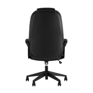 TopChairs ST-CYBER 8 черный/синий эко.кожа крестовина пластик
