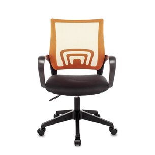 TopChairs ST-Basic офисное сетка/ткань оранжевый крестовина пластик механизм Пиастра