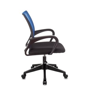TopChairs ST-Basic офисное сетка/ткань синий крестовина пластик механизм Пиастра