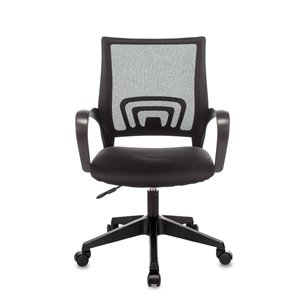 TopChairs ST-Basic офисное сетка/ткань черный крестовина пластик механизм Пиастра