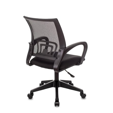 TopChairs ST-Basic офисное сетка/ткань черный крестовина пластик механизм Пиастра