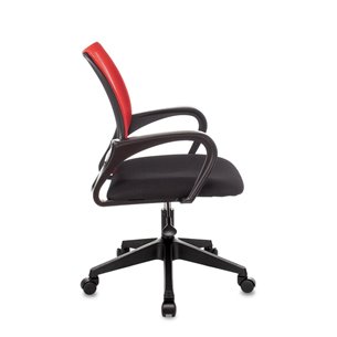 TopChairs ST-Basic офисное сетка/ткань красный крестовина пластик механизм Пиастра