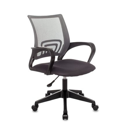 TopChairs ST-Basic офисное сетка/ткань серый крестовина пластик механизм Пиастра