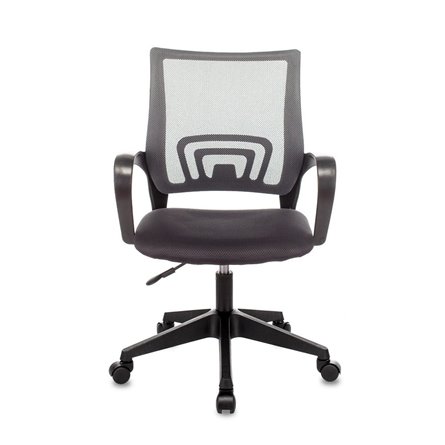 TopChairs ST-Basic офисное сетка/ткань серый крестовина пластик механизм Пиастра